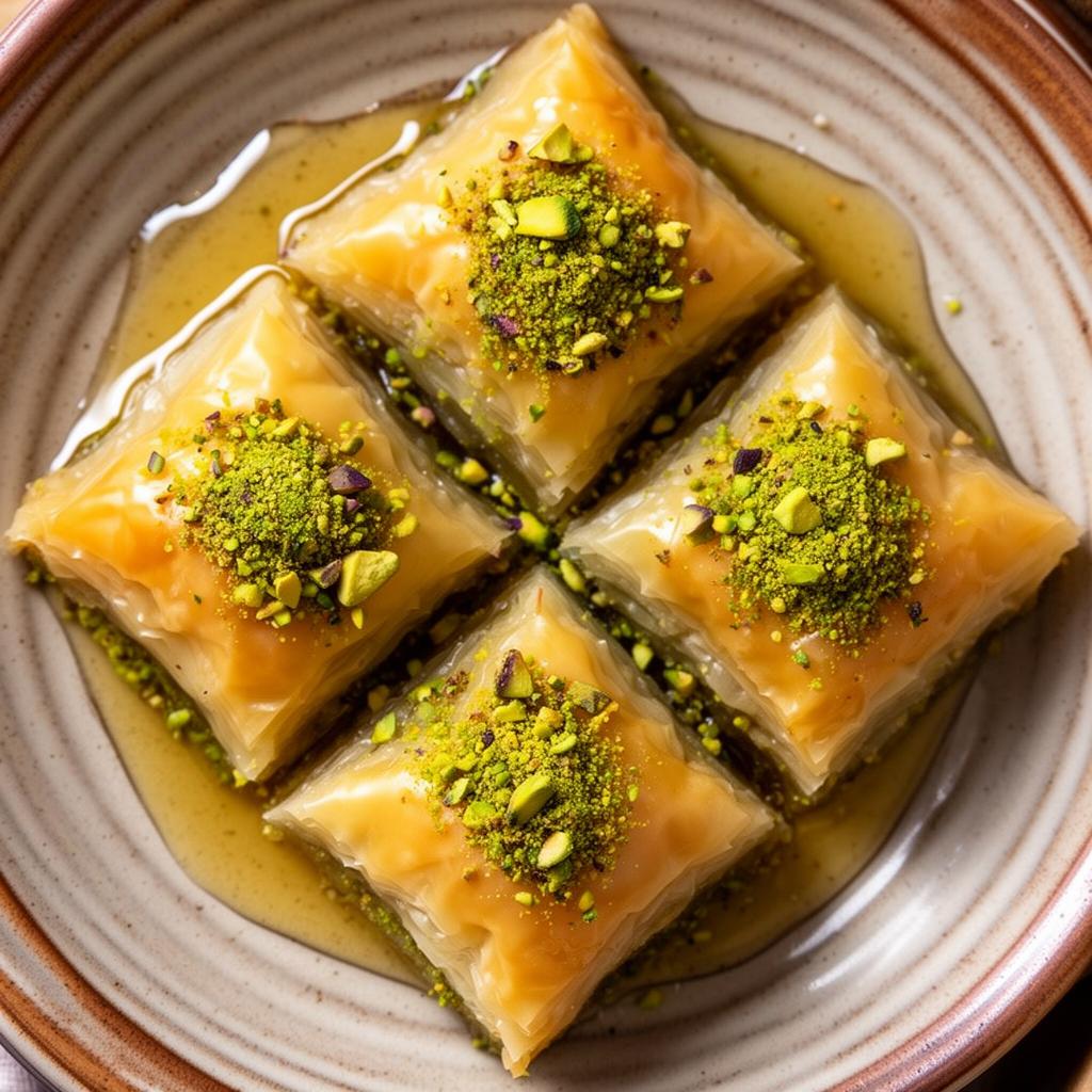 Pistachio baklava