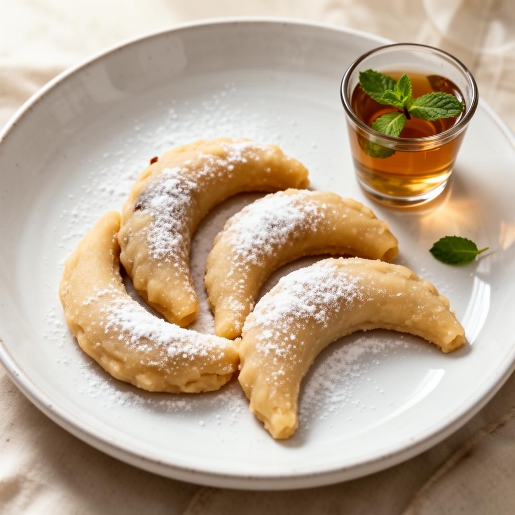 Kaab el Ghazal almond crescents
